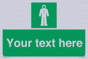 Custom sign safe condition Survival clothing